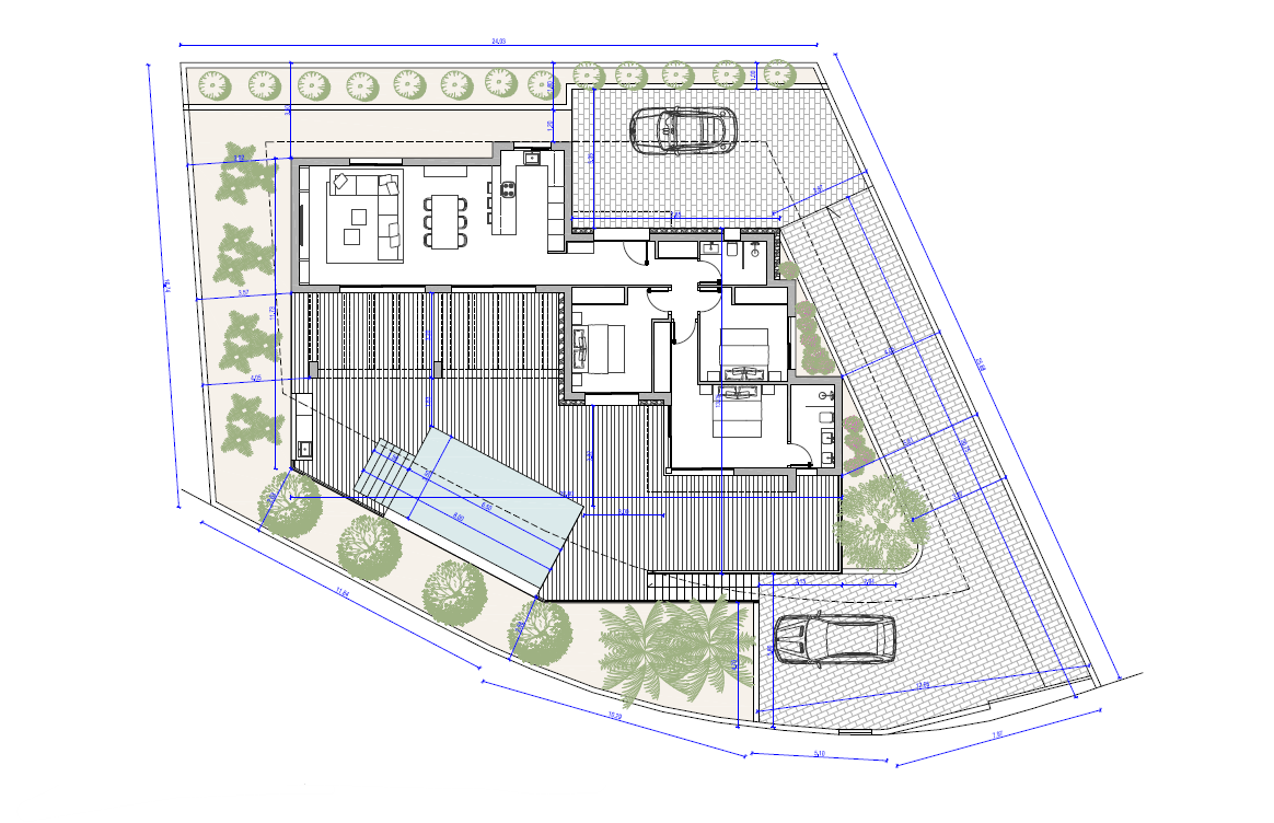 Exclusivo proyecto de villa de diseño, con licencia de obra: Tu villa lista en solo 10 meses en Pedreguer