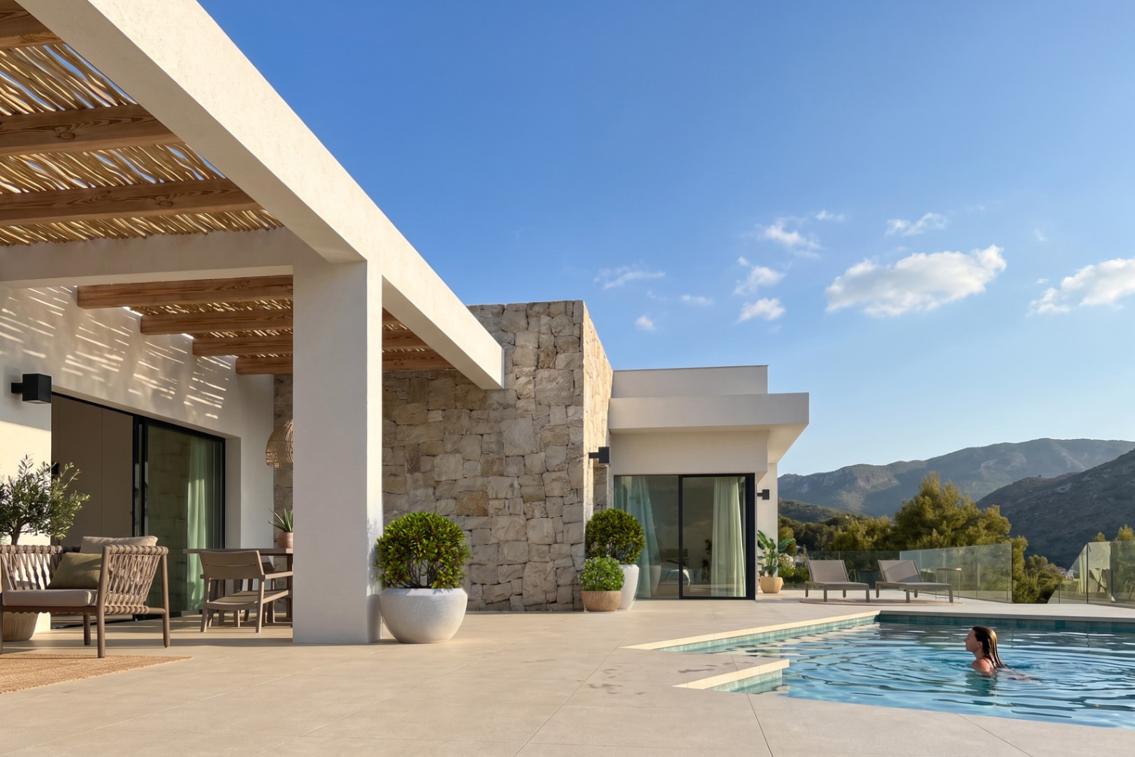 Exclusivo proyecto de villa de diseño, con licencia de obra: Tu villa lista en solo 10 meses en Pedreguer