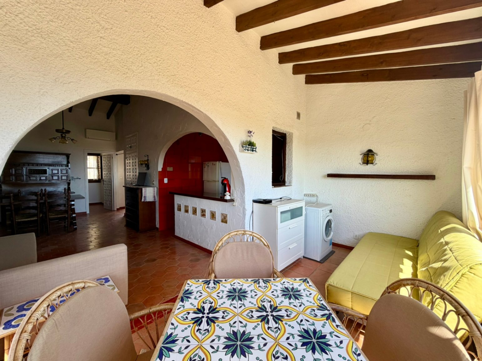 Apartamento de 1 dormitorio con impresionantes vistas al mar y al Peñón de Ifach en Benissa